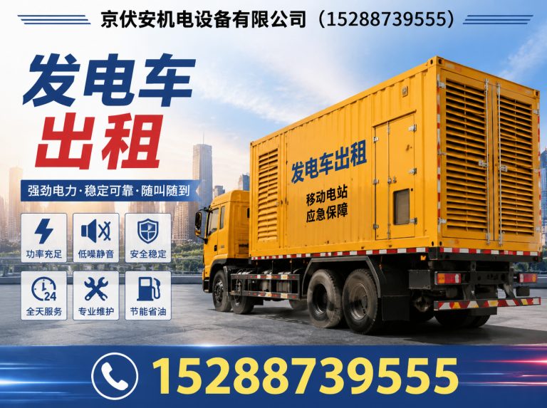 甘孜静音发电车租赁展示图
